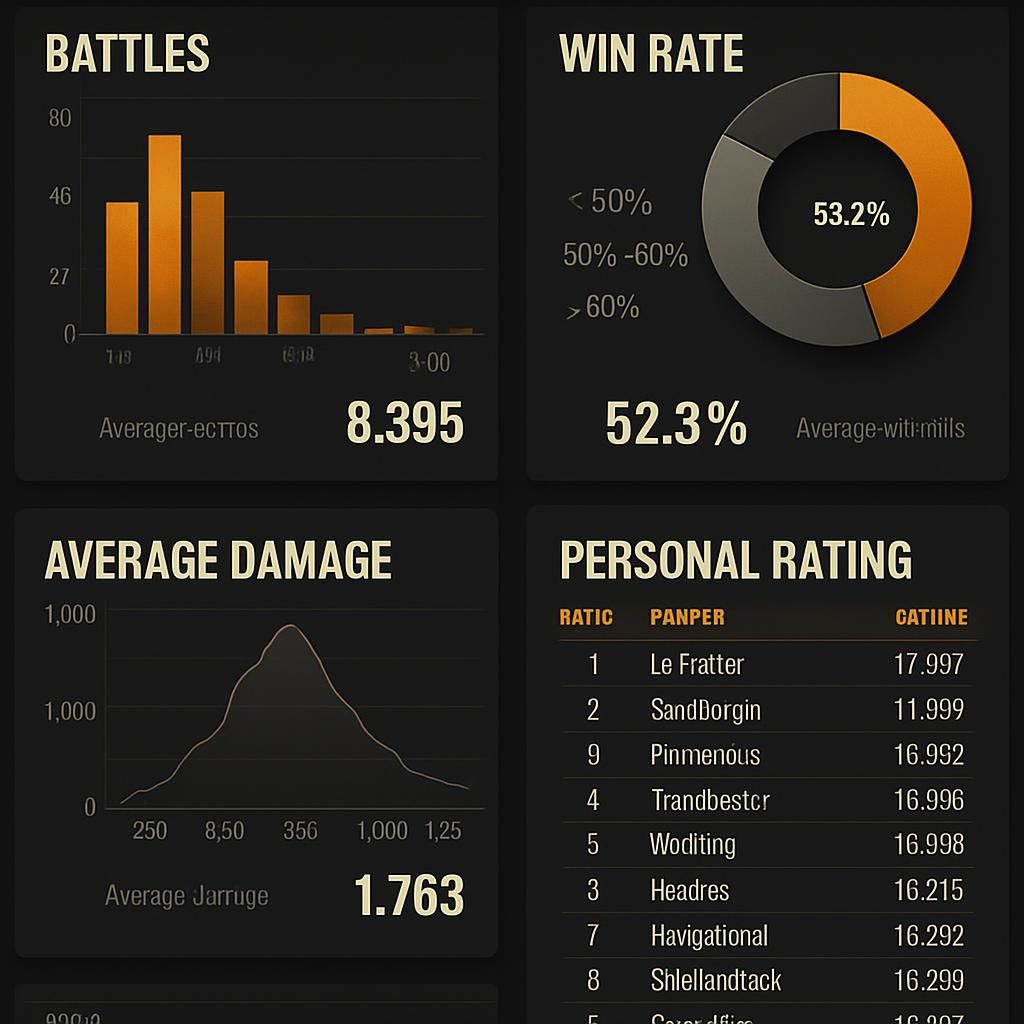 découvrez une analyse complète des performances des joueurs de world of tanks avec des statistiques détaillées pour améliorer votre gameplay.